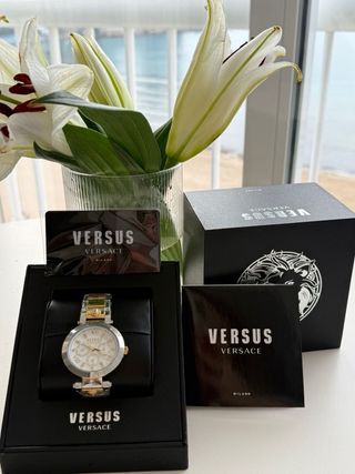 Reloj Versus Versace Mujer Oro y Plata( original)
