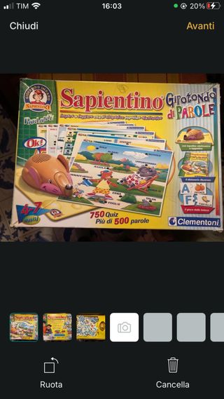 Sapientino Girotondo di Parole Clementoni