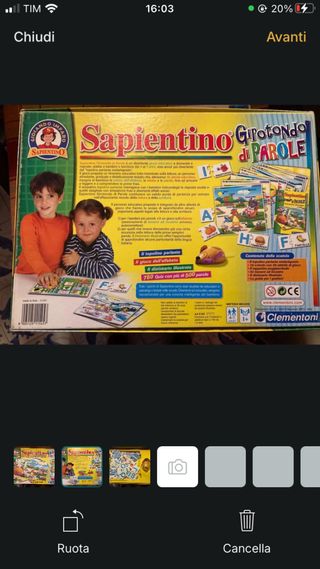 Sapientino Girotondo di Parole Clementoni