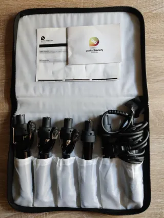 Set Tenacillas 5 en 1 Perfect Beauty Negro