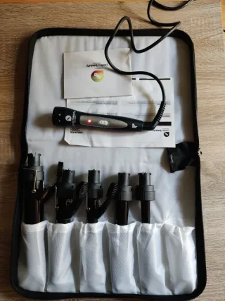 Set Tenacillas 5 en 1 Perfect Beauty Negro