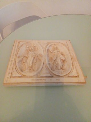 Quadro Sacro Maria Gesù Vintage