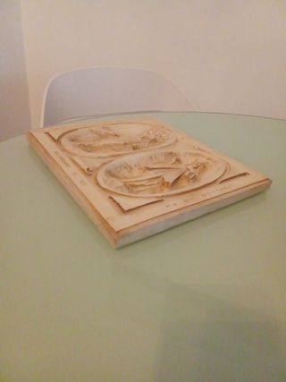 Quadro Sacro Maria Gesù Vintage