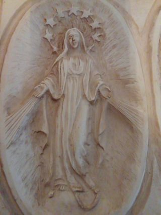 Quadro Sacro Maria Gesù Vintage