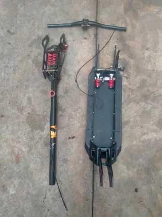 Chasis Patinete Eléctrico con Amortiguadores