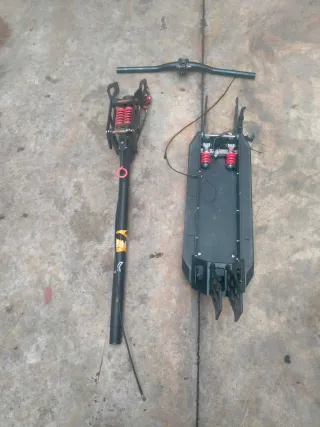 Chasis Patinete Eléctrico con Amortiguadores