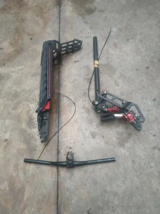 Chasis Patinete Eléctrico con Amortiguadores