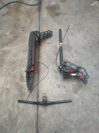 Chasis Patinete Eléctrico con Amortiguadores