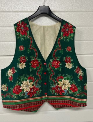 Panciotto Natalizio Verde e Rosso