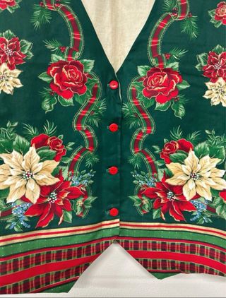 Panciotto Natalizio Verde e Rosso