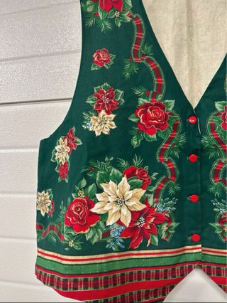 Panciotto Natalizio Verde e Rosso