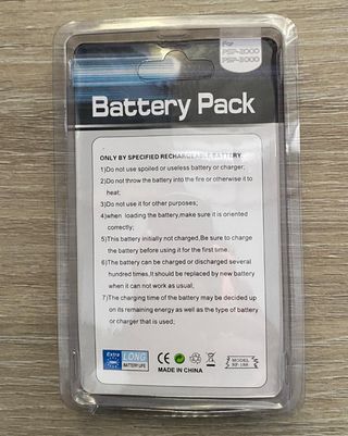 Batería PSP 2000/3000 3600mAh Nueva psp slim 3004