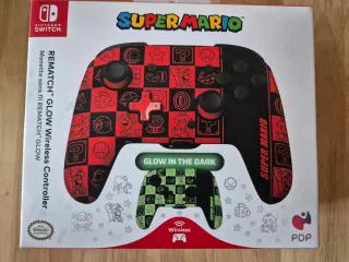 Mando PDP REMATCH GLOW Super Mario Switch