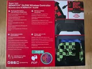 Mando PDP REMATCH GLOW Super Mario Switch
