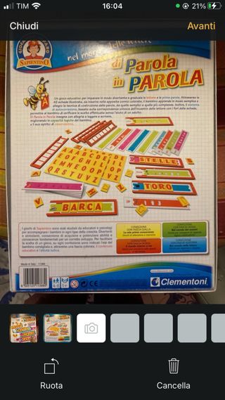 Gioco Clementoni Parola in Parola