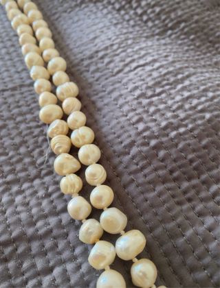 Collar antiguo de gran calidad de perlas naturales