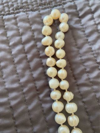 Collar antiguo de gran calidad de perlas naturales