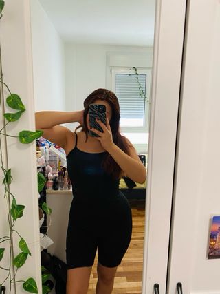 Enterizo Deportivo Mujer Gym Negro