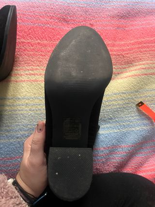 Botines de tacón negros