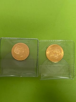 2 Monedas Oro 25 Pesetas