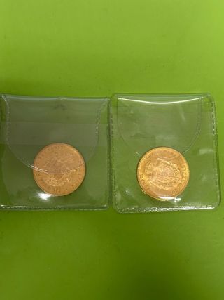 2 Monedas Oro 25 Pesetas