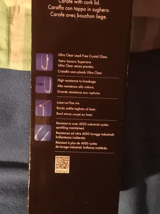 Bottiglia in vetro con tappo in sughero