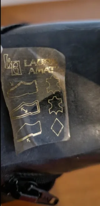 Botines de tacón negros, talla 37, de Laura Amat.