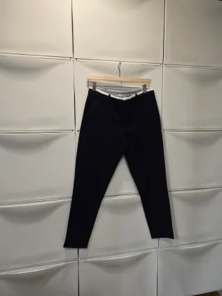 Pantalón chino negro mujer