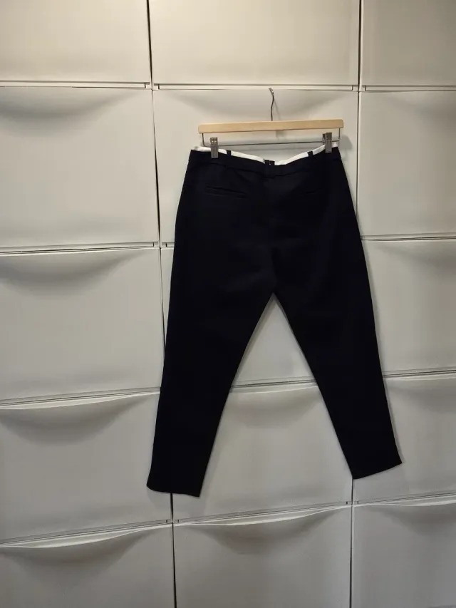 Pantalón chino negro mujer