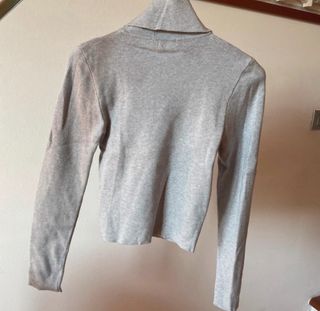 Maglione dolcevita grigio