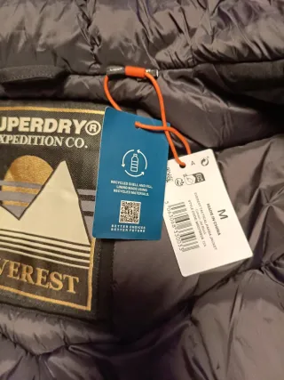 Chaqueta Superdry Everest Talla M. Nueva