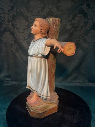 Niño Jesús de Pasión de Olot de 32 cm altura y 20