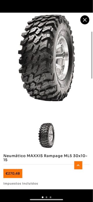 Neumático Maxxis 30x10-15