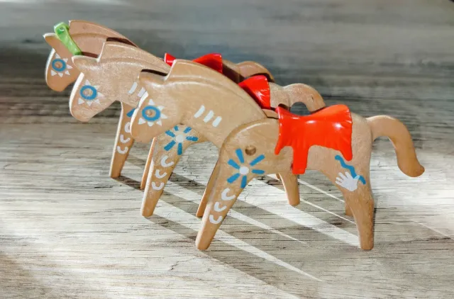 Playmobil Caballos indios