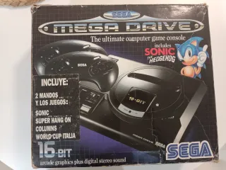 Console Sega Mega Drive + 2 Controller + Giochi
