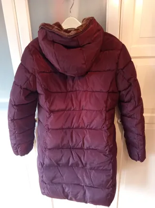 Parka larga mujer con capucha