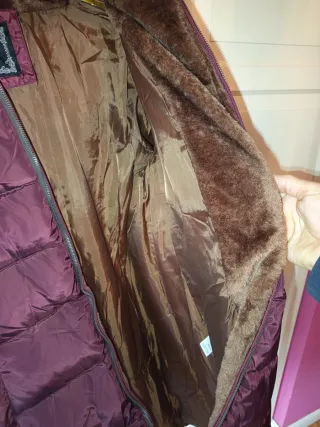 Parka larga mujer con capucha