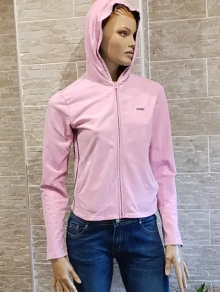 Sudadera WBK rosa con capucha