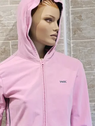 Sudadera WBK rosa con capucha