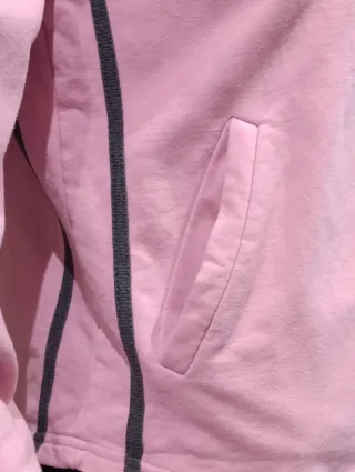 Sudadera WBK rosa con capucha