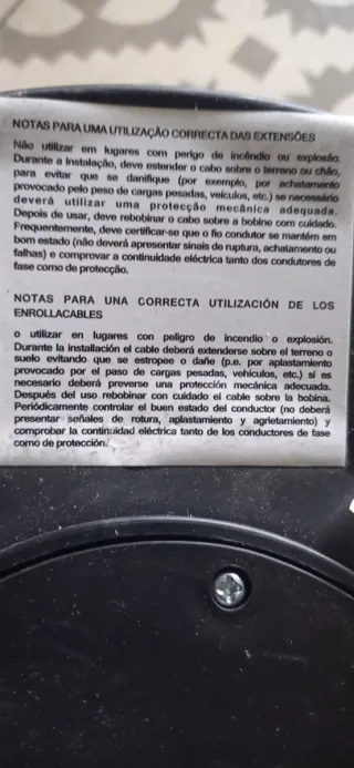 Prolongador Cable Eléctrico Enrollacables