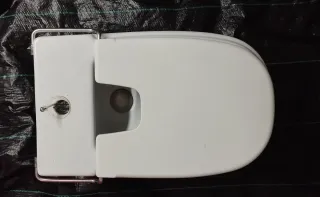 Bidé porcelana blanco con tapa