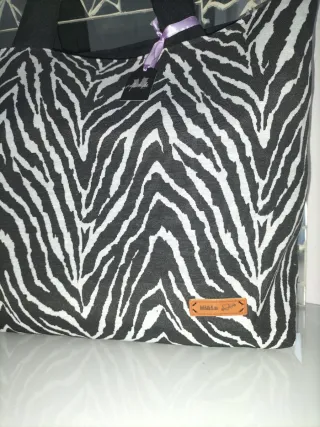 Bolso Tote Mi&Lu Cebra