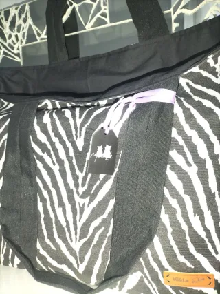 Bolso Tote Mi&Lu Cebra