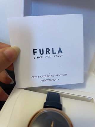 Reloj Furla Azul y Dorado