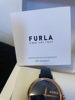 Reloj Furla Azul y Dorado