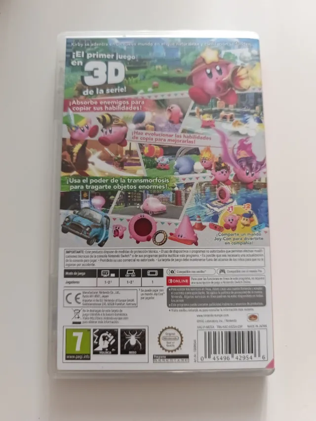 Kirby y la Tierra Olvidada Nintendo Switch