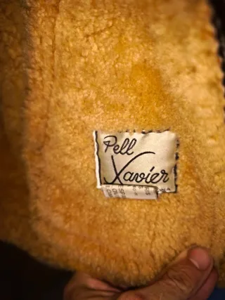 Cazadora Pell Xavier Hombre Marrón Talla L