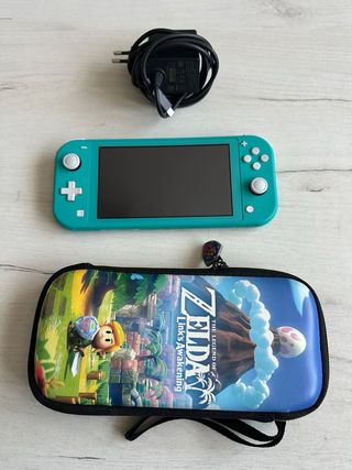 Nintendo Switch Lite Verde + Funda Zelda