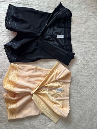 Fajas Moldeadoras Negro y Beige